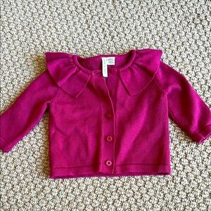 Janie and Jack baby girl cardigan sweater 0-3 month